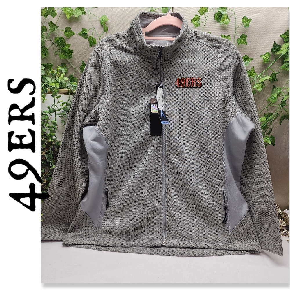 NWT NFL Womens Antigua San Francisco 49ers Full Zip Jacket